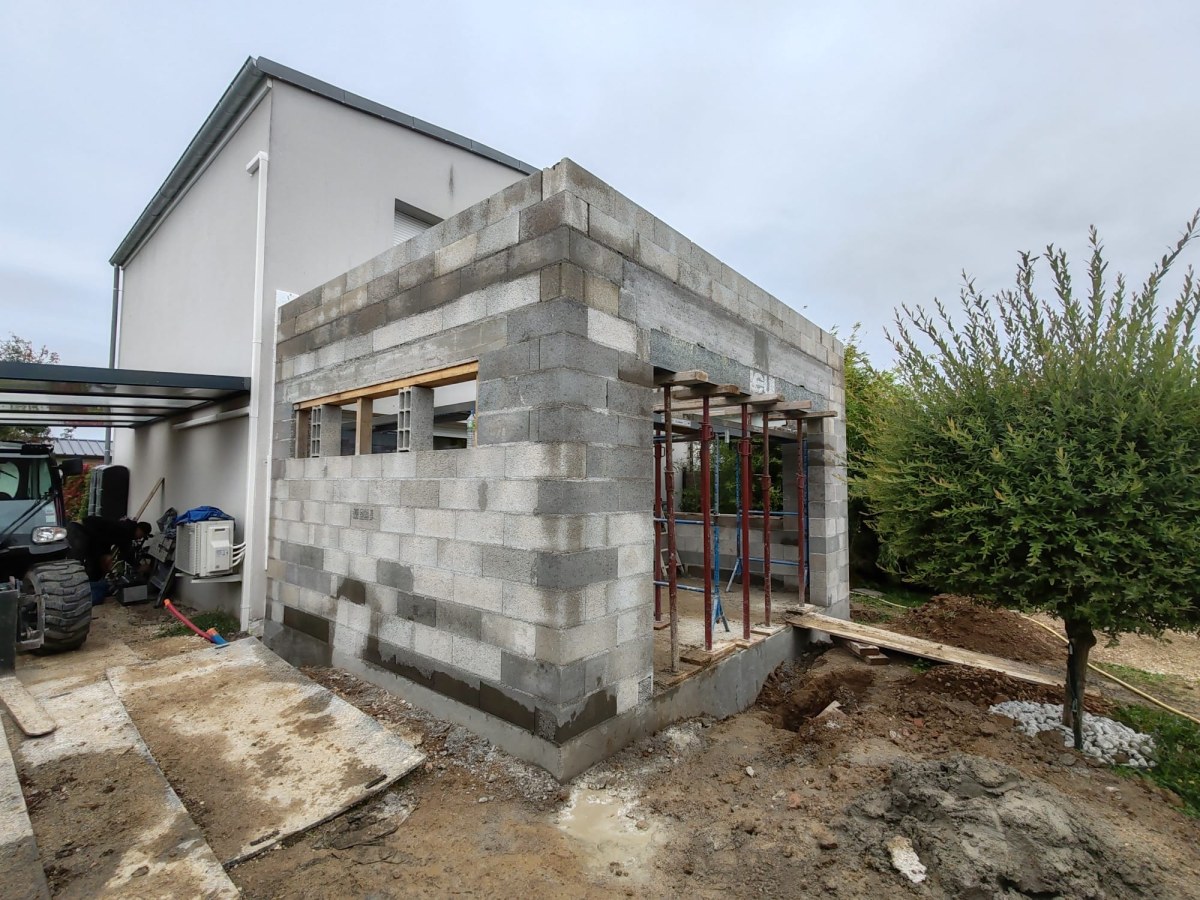 Extension contemporaine : un nouvel espace de vie lumineux